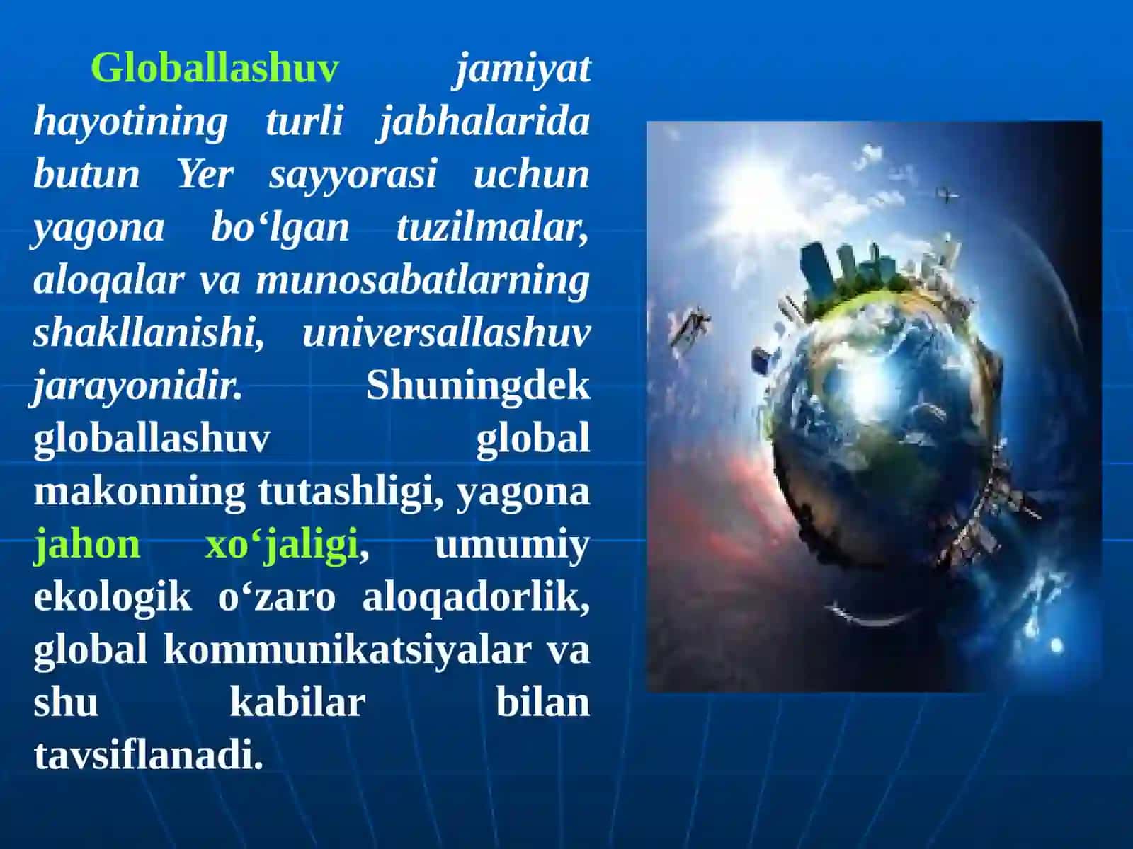 Globallashuv va global muammolarning falsafiy jihatlari 4