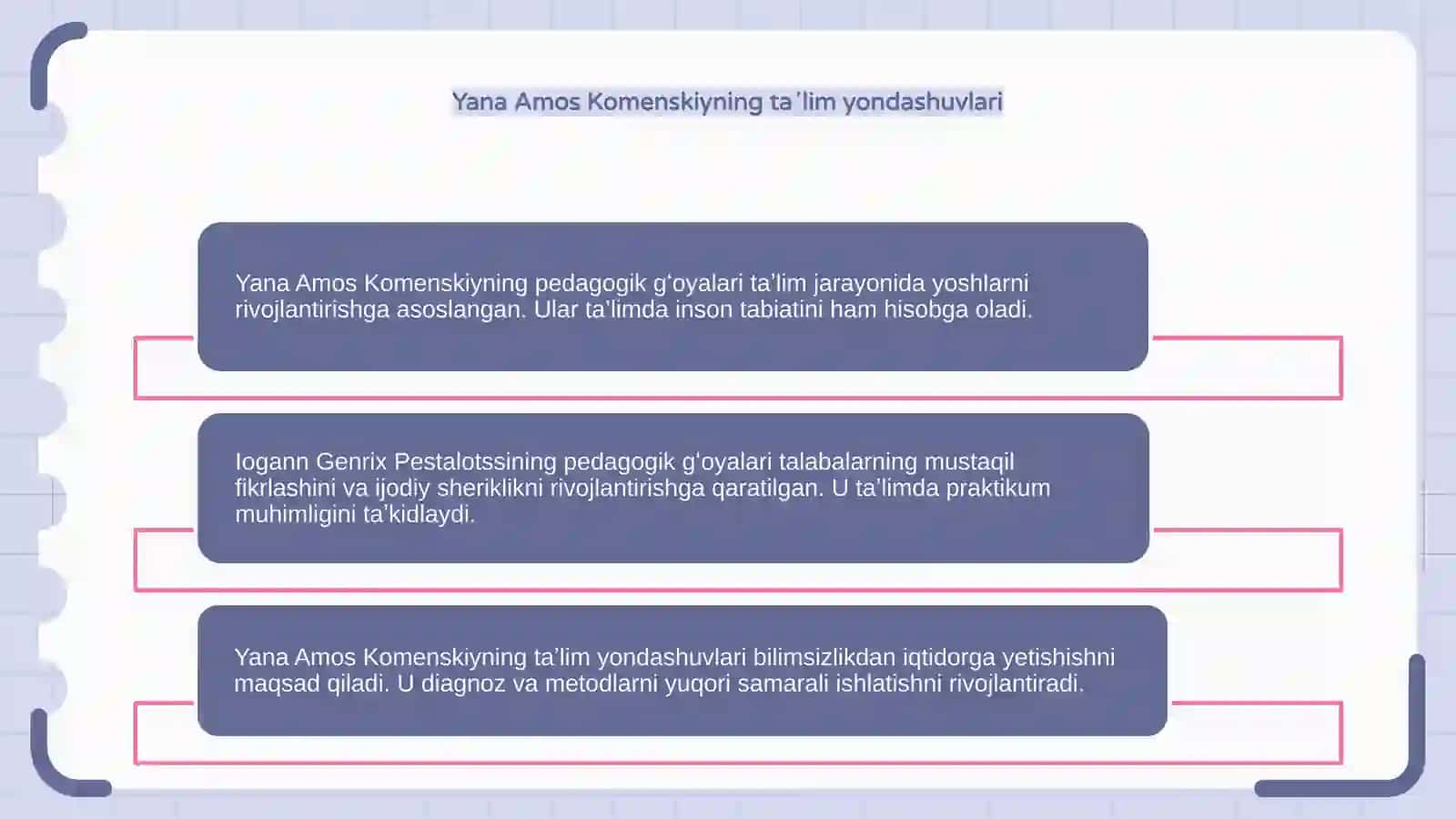 Yana Amos Komenskiyning pedagogik gʻoyalari 4