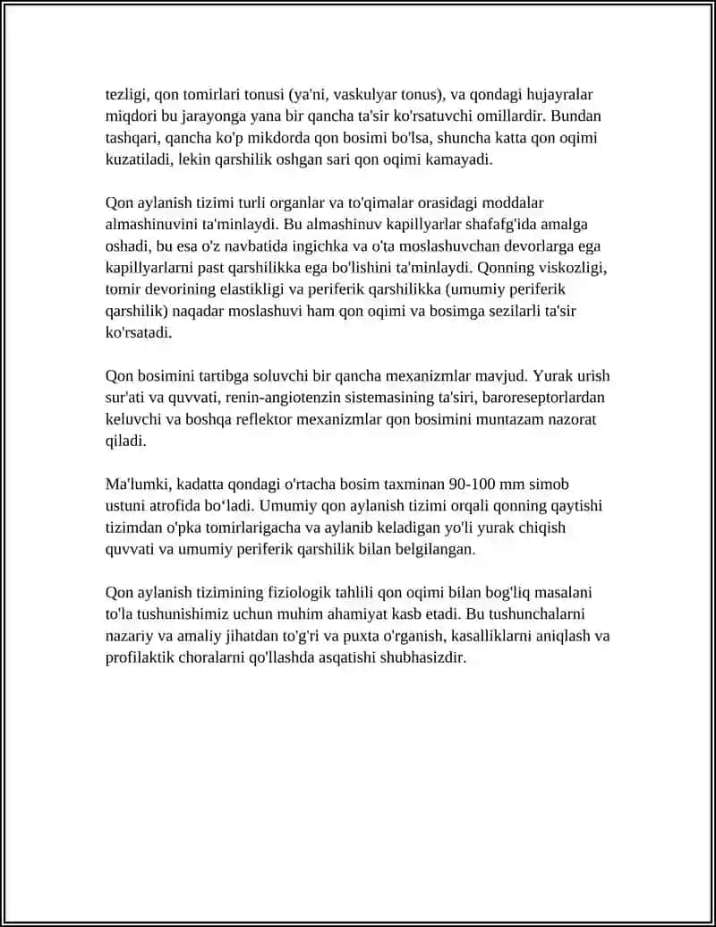 QON AYLANISH SISTEMASINING FIZIK ASOSLARI 4