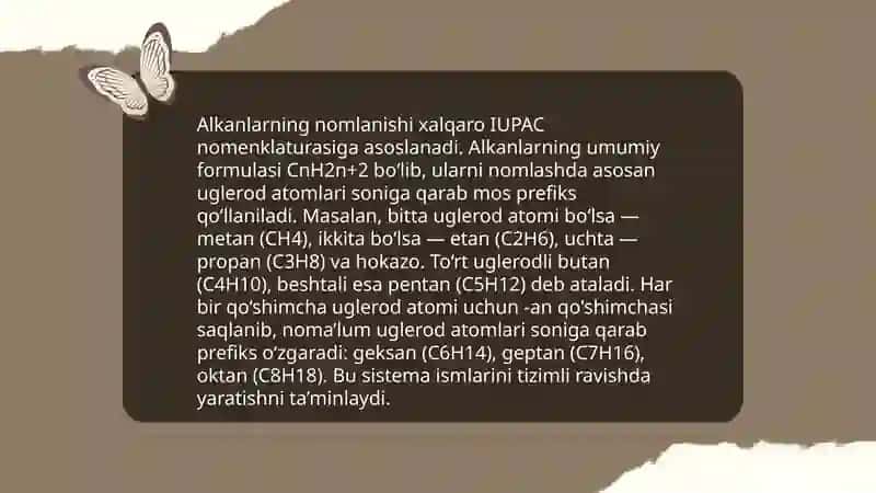 Alkanlar va Alkinlar 4