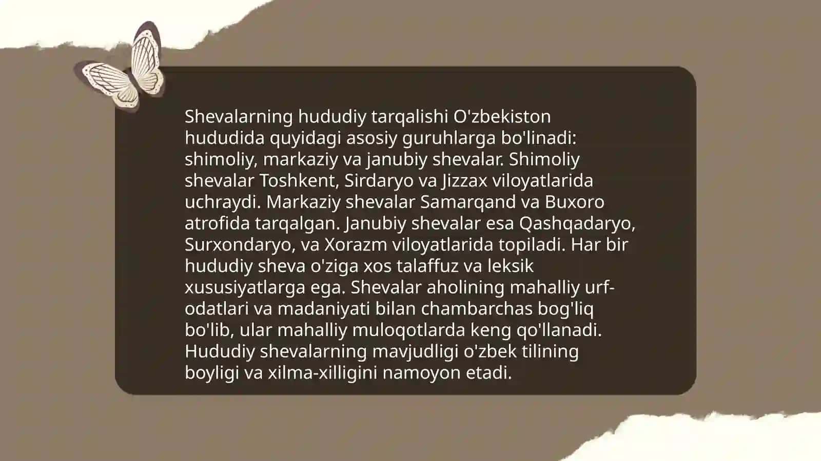 Oʻzbek shevalarining oʻrganilish tarixi 4