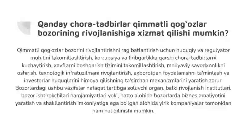 Qimmatli Qog’ozlar Bozori 4