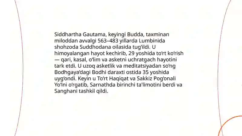 Buddizm dini tarixi va asosiy g’oyalari 4