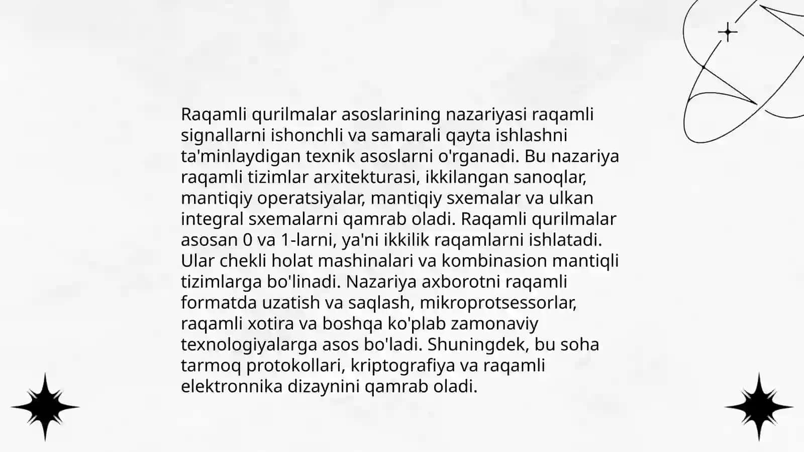 Analog va raqamli qurilmalar 4