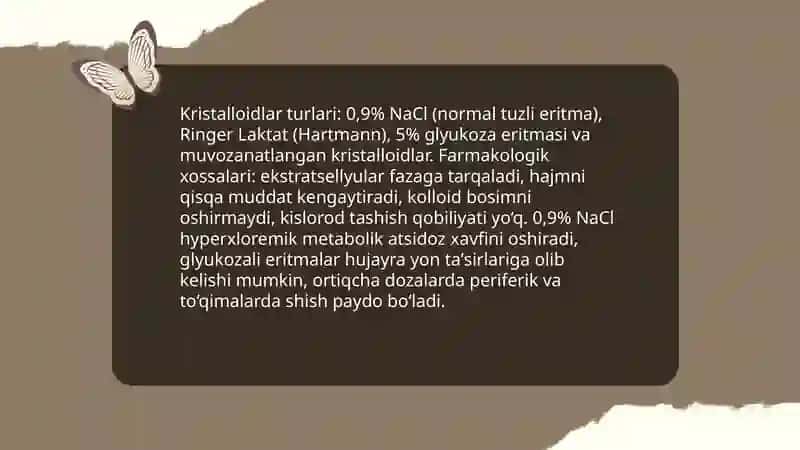Qon o'rnini bosuvchi suyuqliklar 4