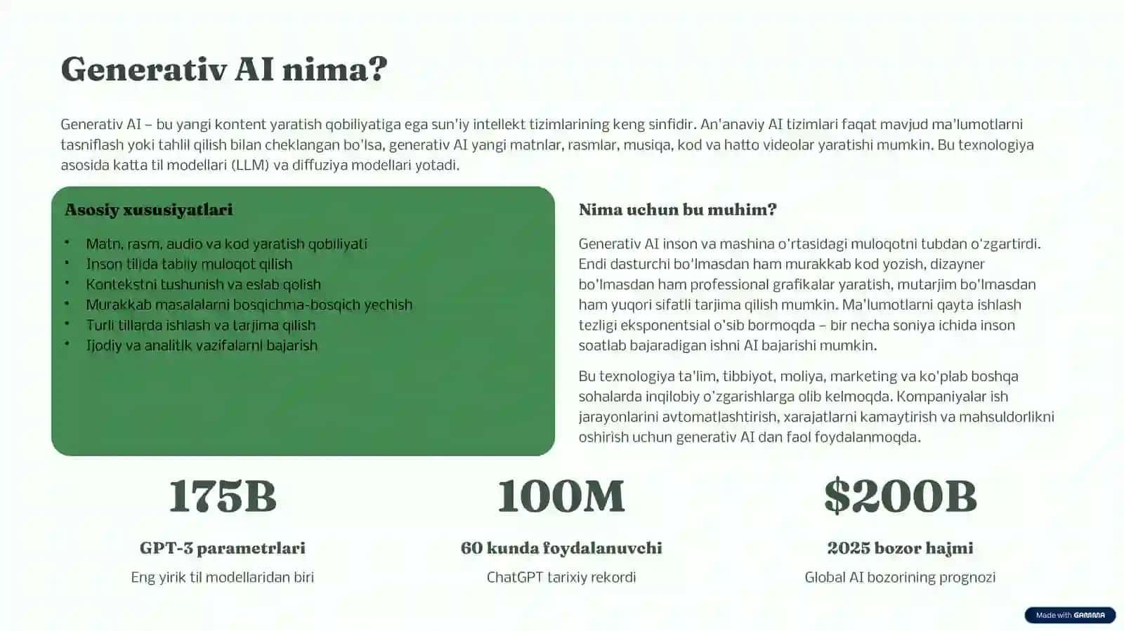 ChatGPT va AI vositalari: Kelajak sari qadam 4