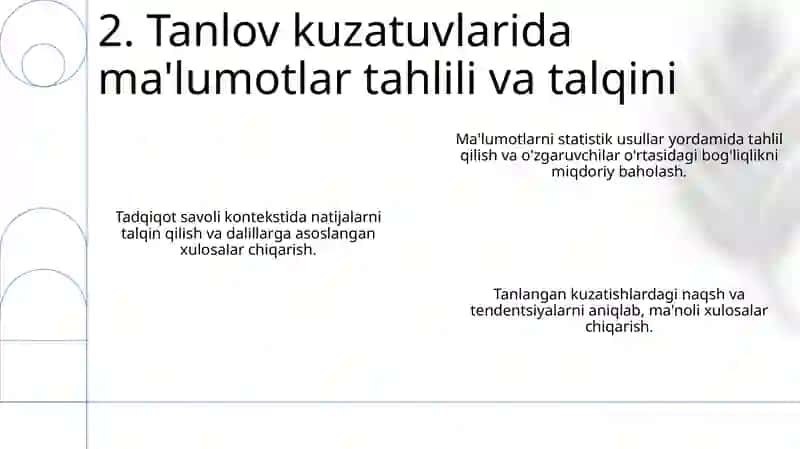 Tanlama kuzatish 4