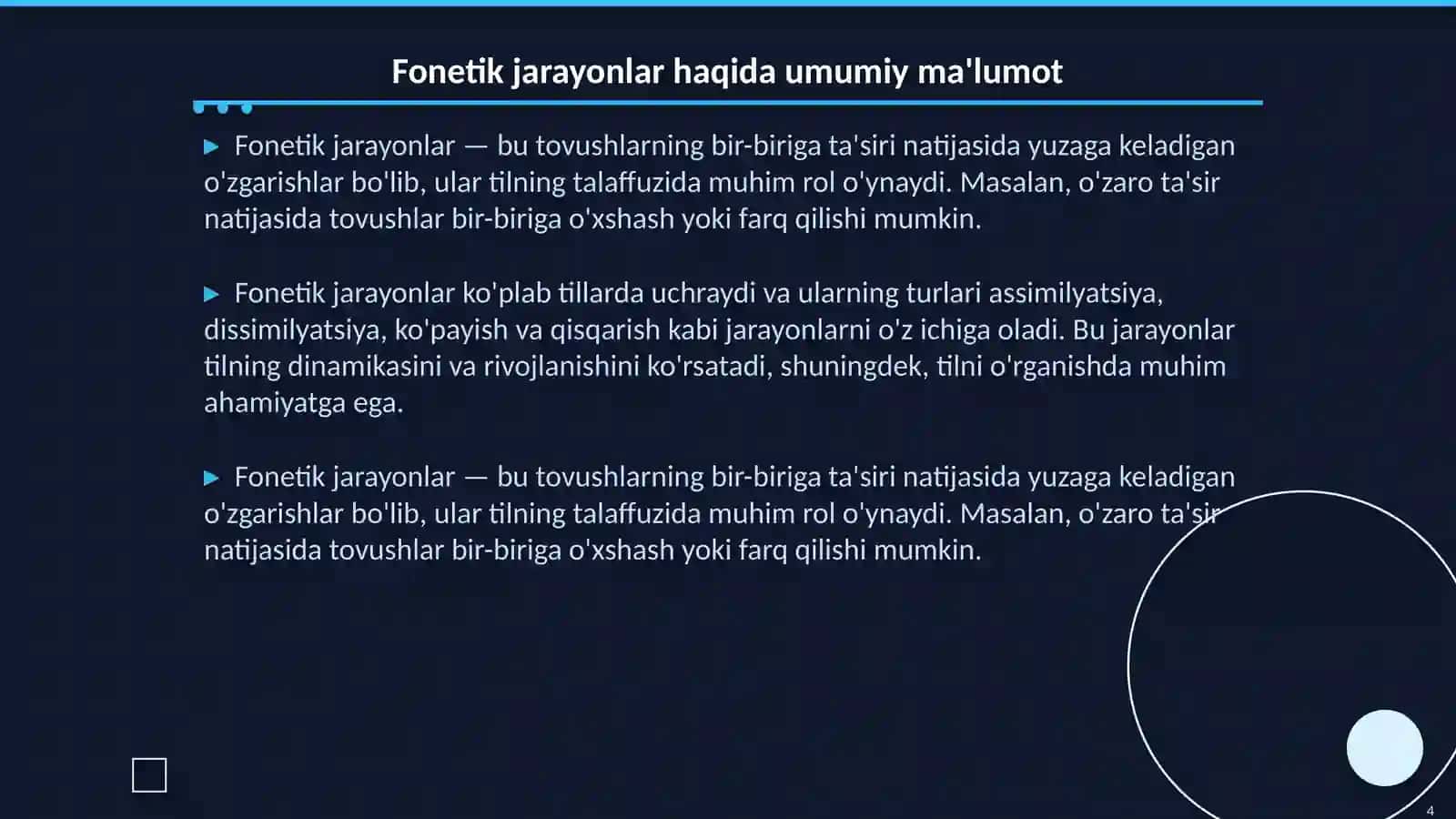 Fonetik jarayon 4