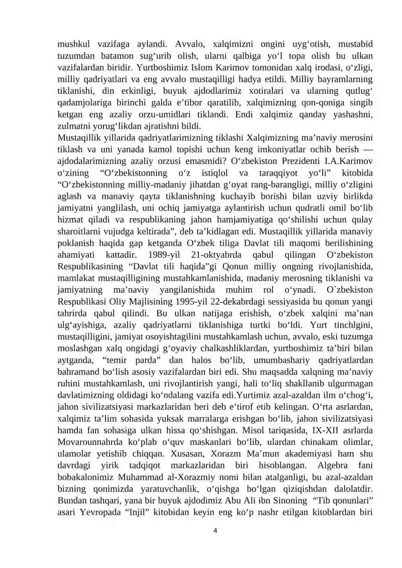 O’ZBEKISTONDA SOVET DAVRIDA OLIY TA’LIM TIZIMI 4