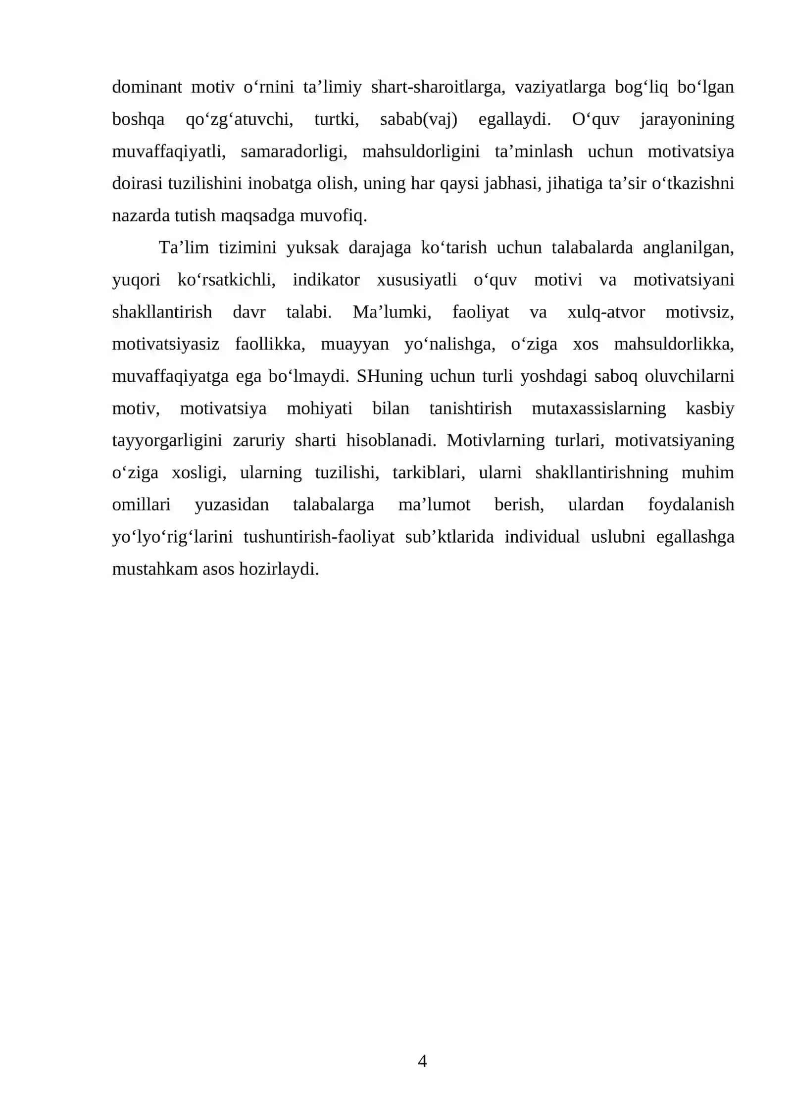 MOTIVLARNING INDIVIDUAL FARQLARI 4
