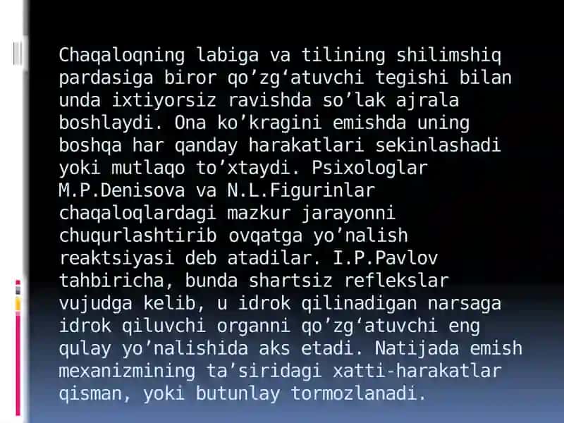 Chaqaloqlik davri 4