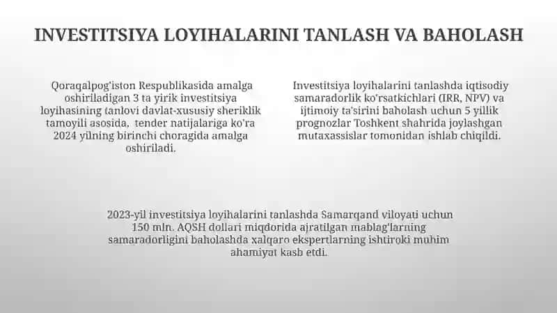 Kelajak Rejalari va Islohotlar 4
