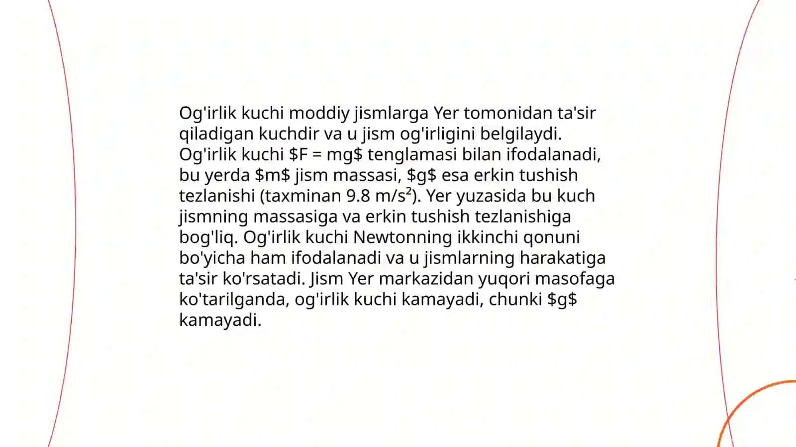 Zarralarning o'zaro ta'sir kuchlari 4