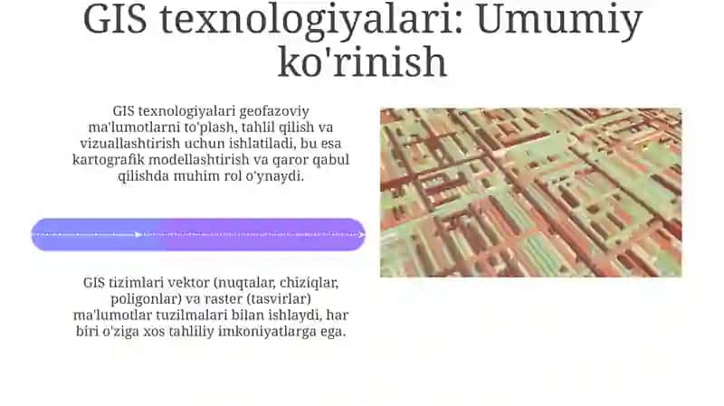 GIS va gips texnologiyalari 4