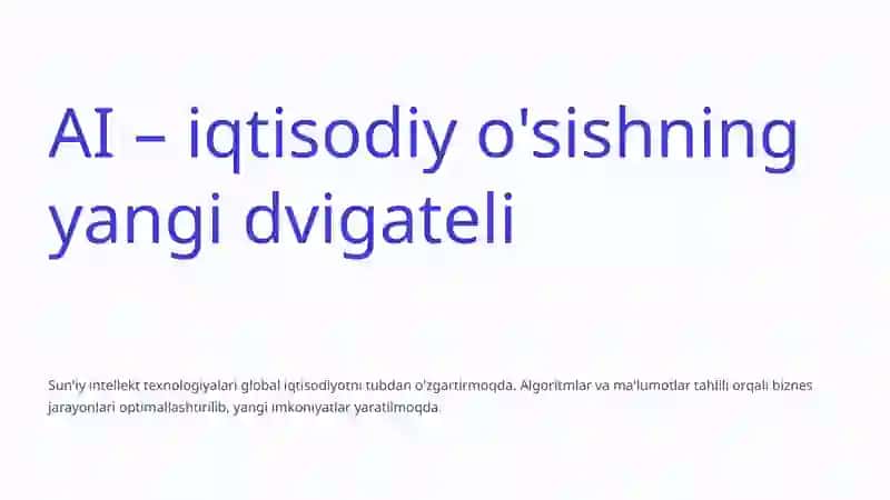 Sun'iy intellekt va iqtisodiy jarayonlarga ta'siri 4