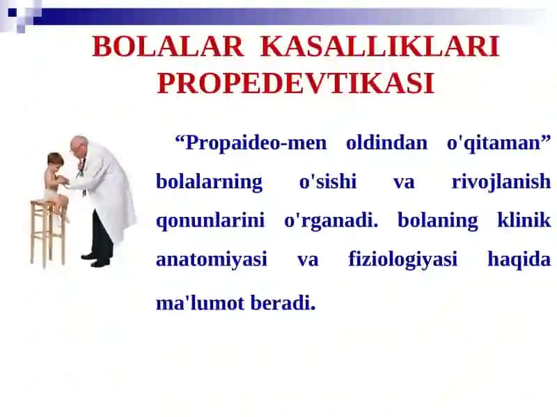 Bolalar kasalliklari propedevtikasi 4