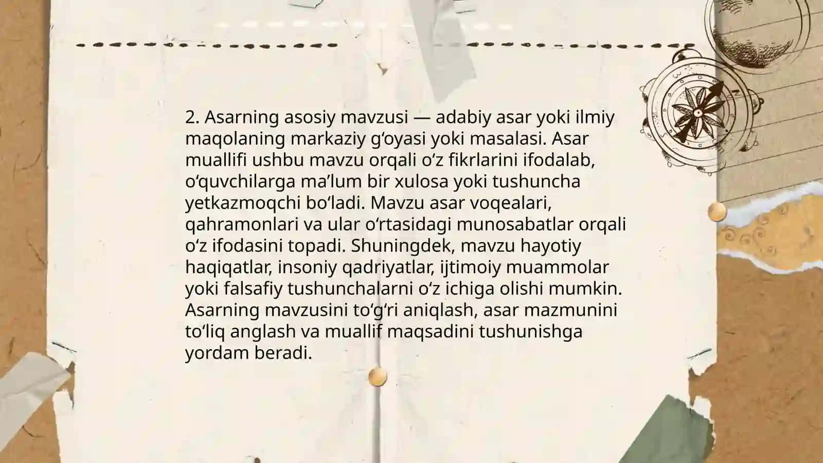 Yulduzli tunlar asari bo'yicha taqdimot 4