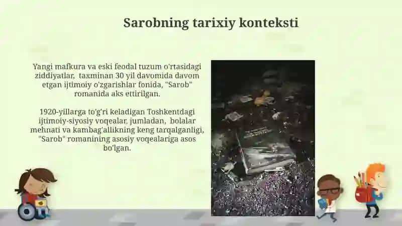 Abdulla Qahhorning Sarobromanihaqida 4