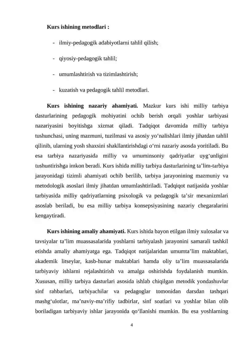 MILLIY TARBIYA DASTURLARI ASOSIDA YOSHLARNI TARBIYALASH 4