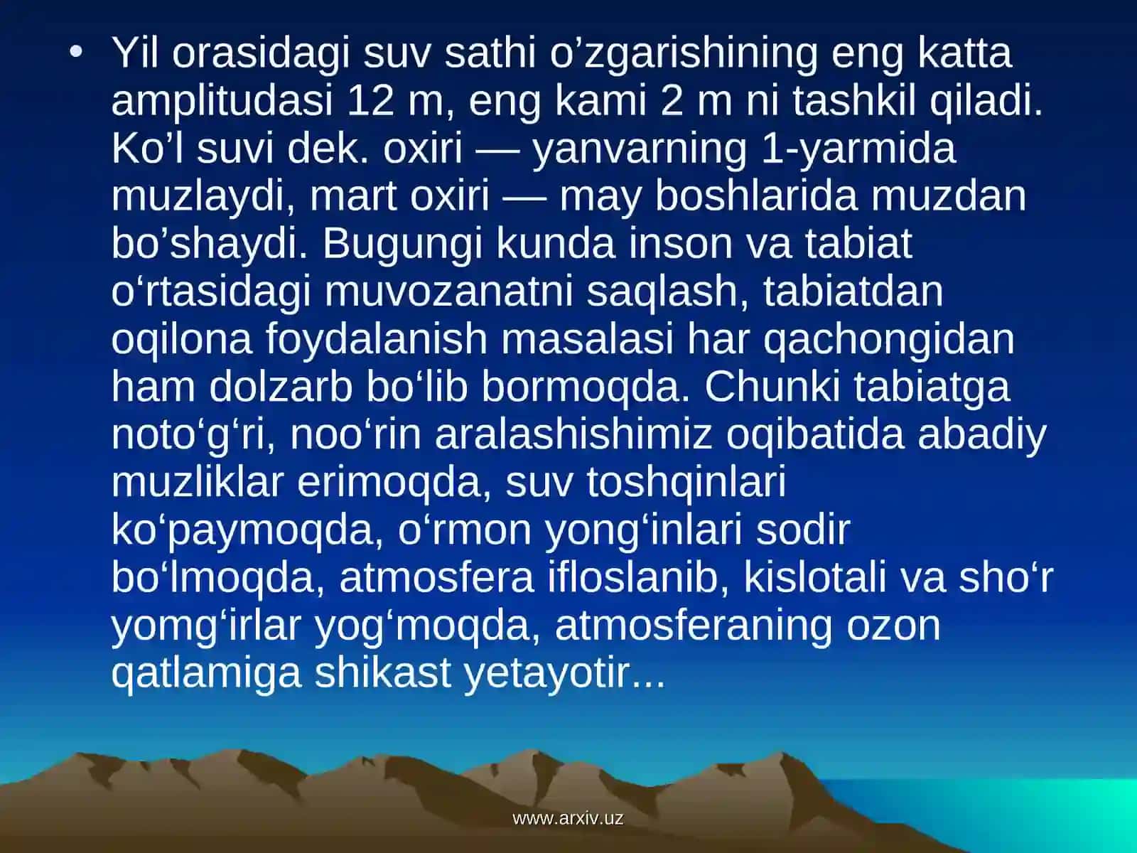 Sarez ko’li 4
