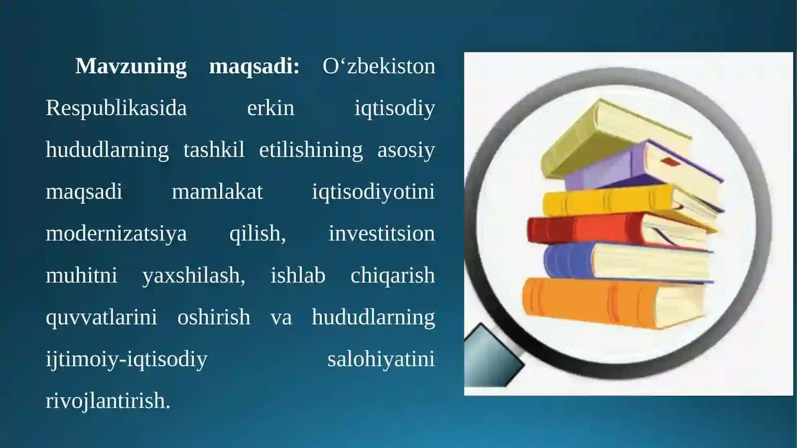 O’ZBEKISTONDA ERKIN IQTISODIY HUDUDLAR 4