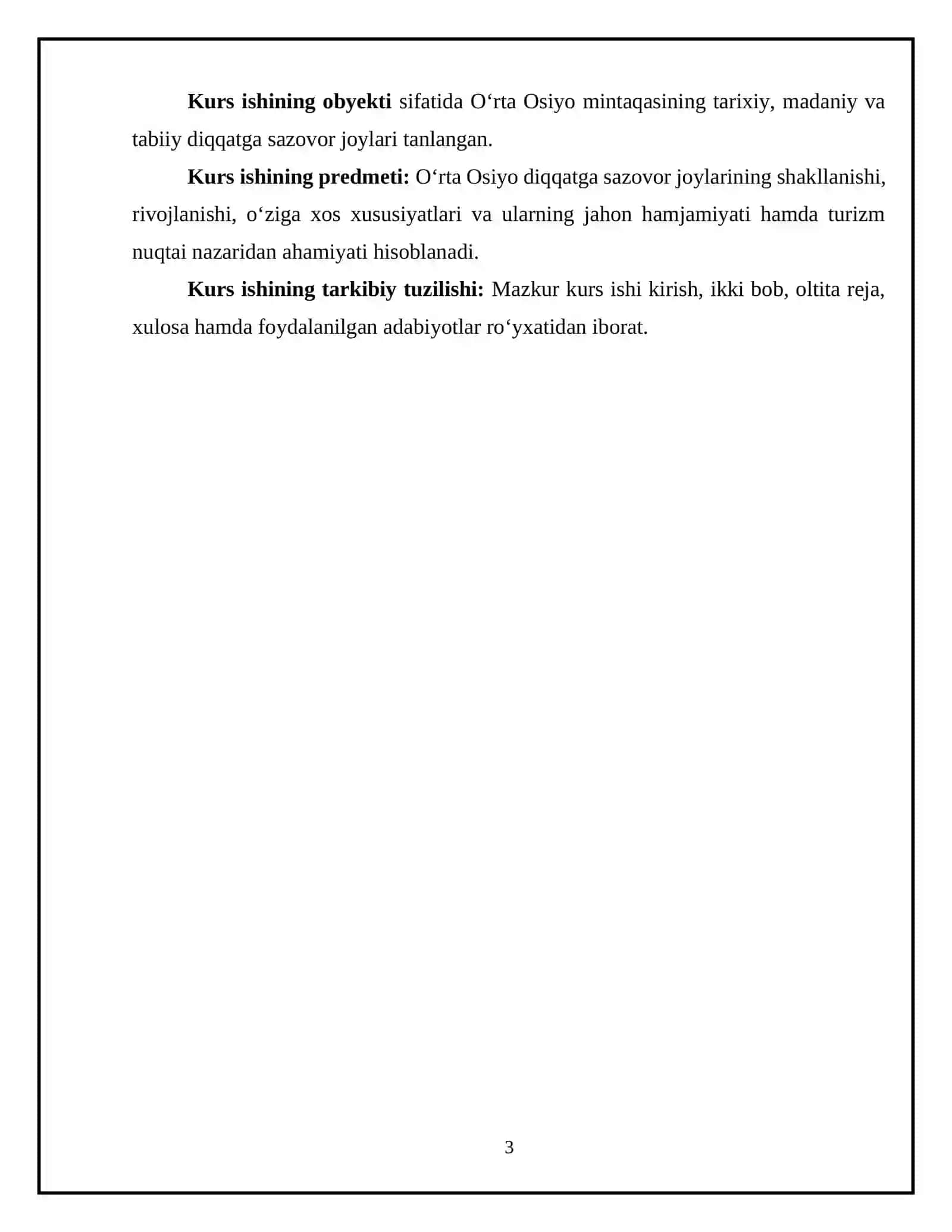 O’rta Osiyoning diqqatga sazovor joylari 4