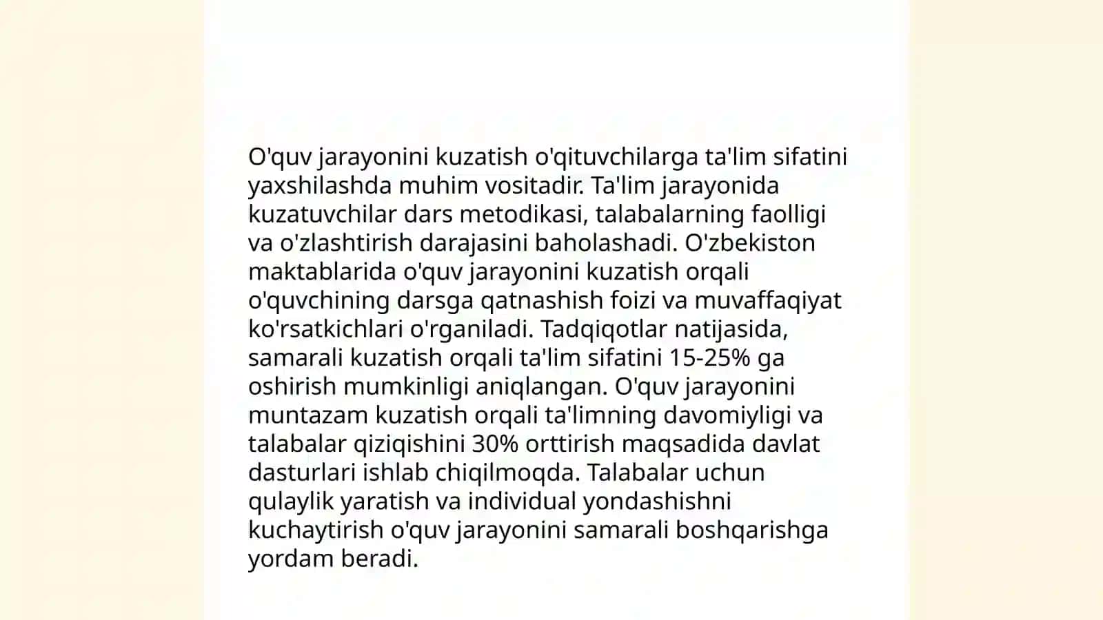 Ta'lim olganlikni baholash usullari 4