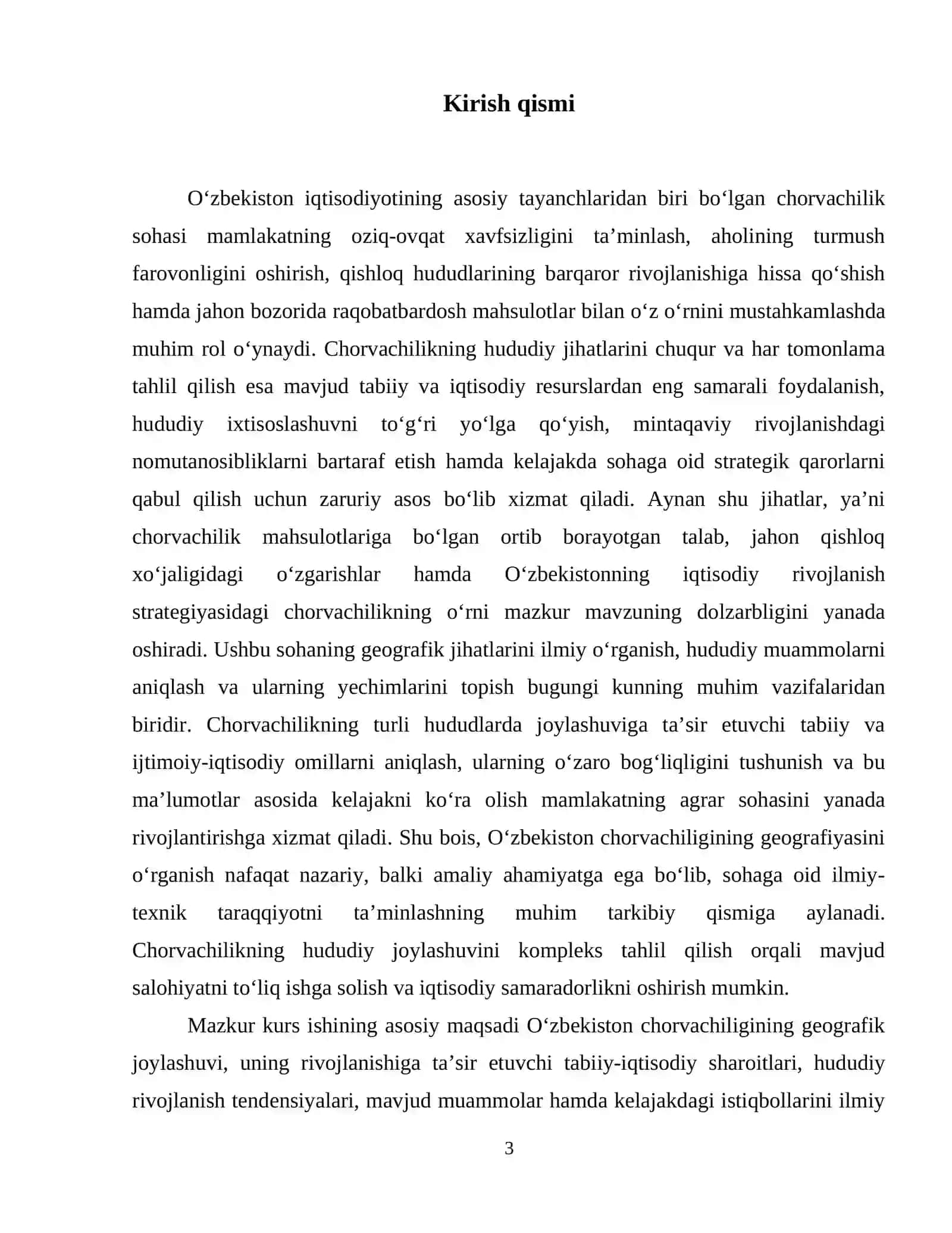 Oʻzbekiston chorvachilik geografiyasi 4