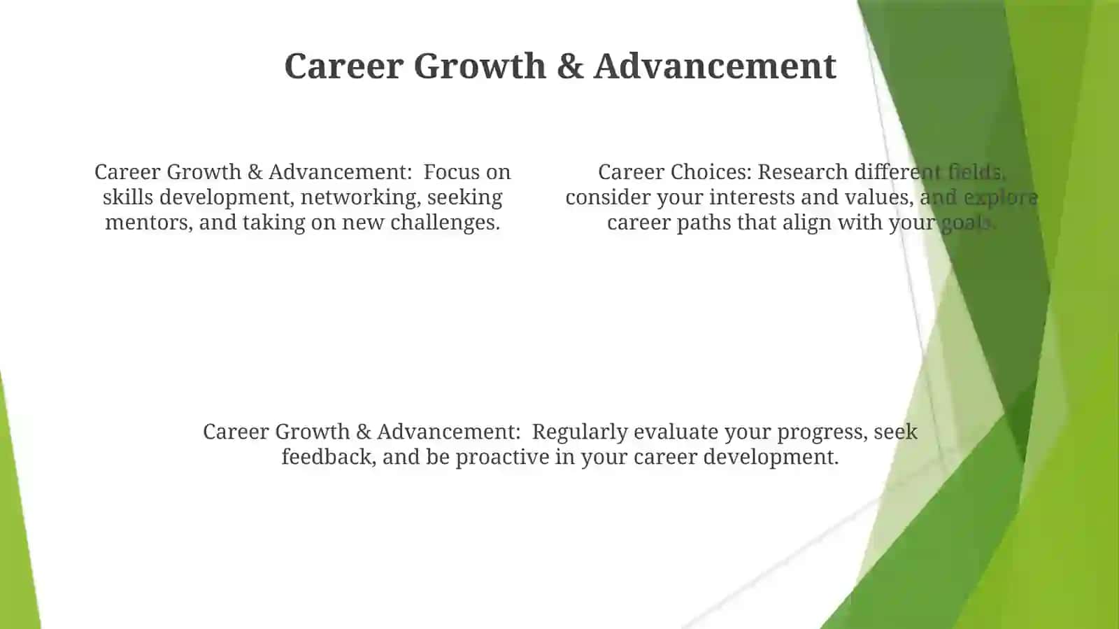 Career choices 4