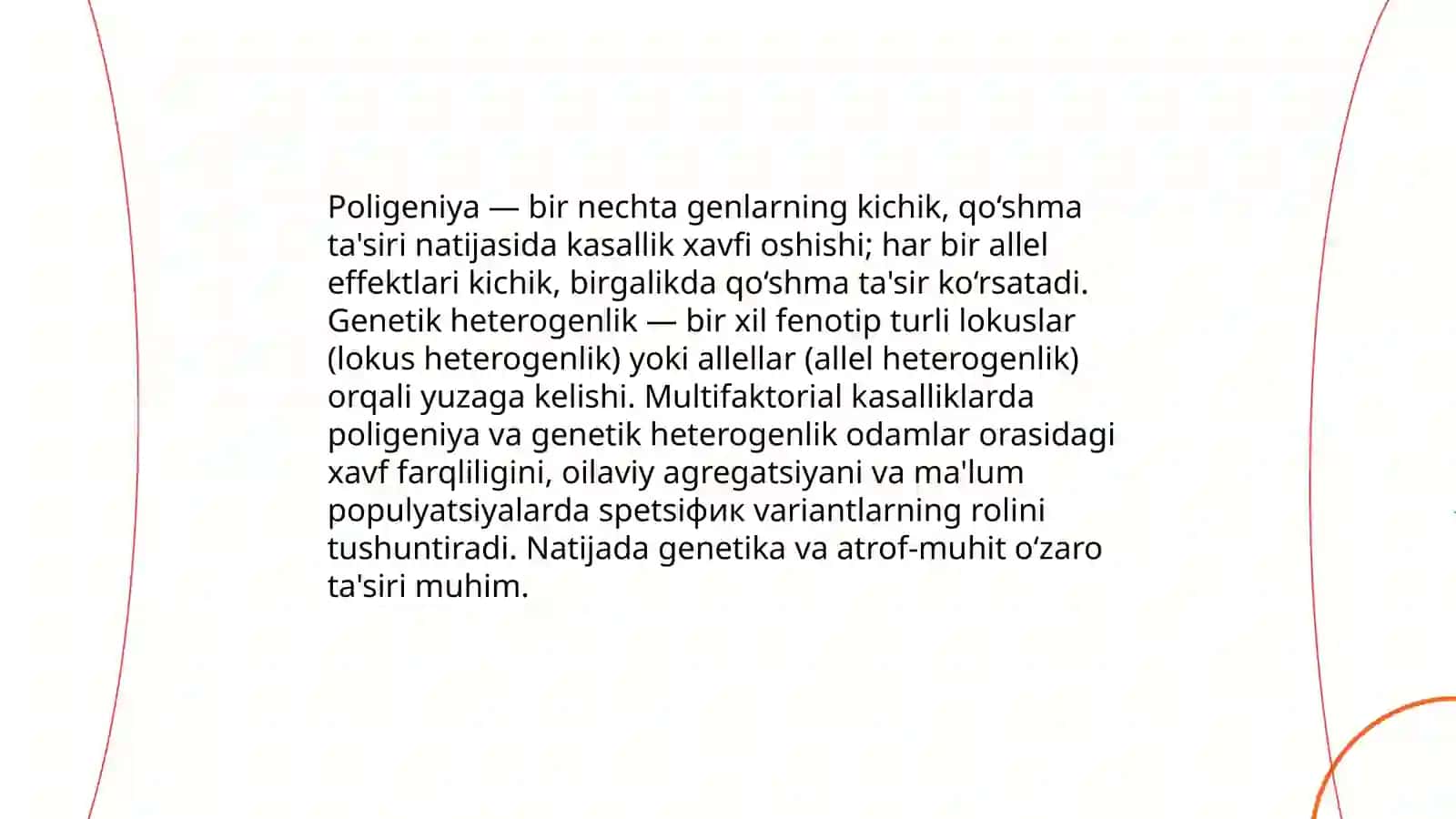 Multifaktorial kasalliklar 4