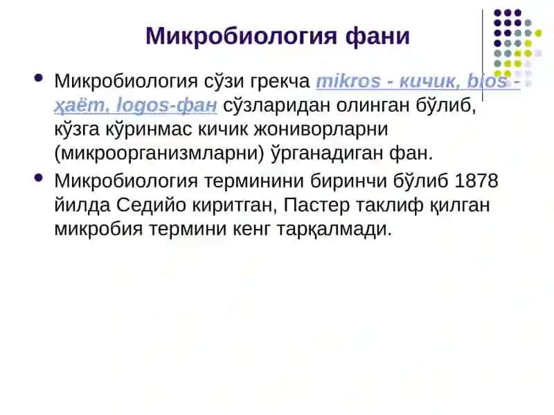 Тиббиёт микробиологияси 4