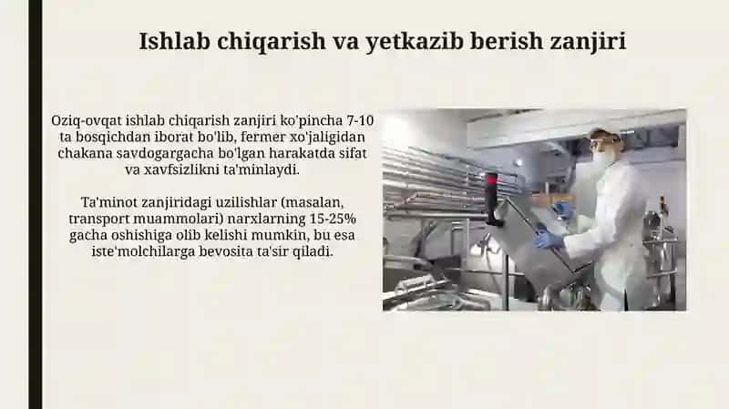Oziq ovqat sano'ati 4