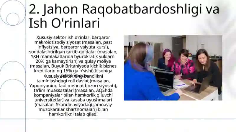 Aholi bandligini taminlashda xususiy sektorning o'rni 4