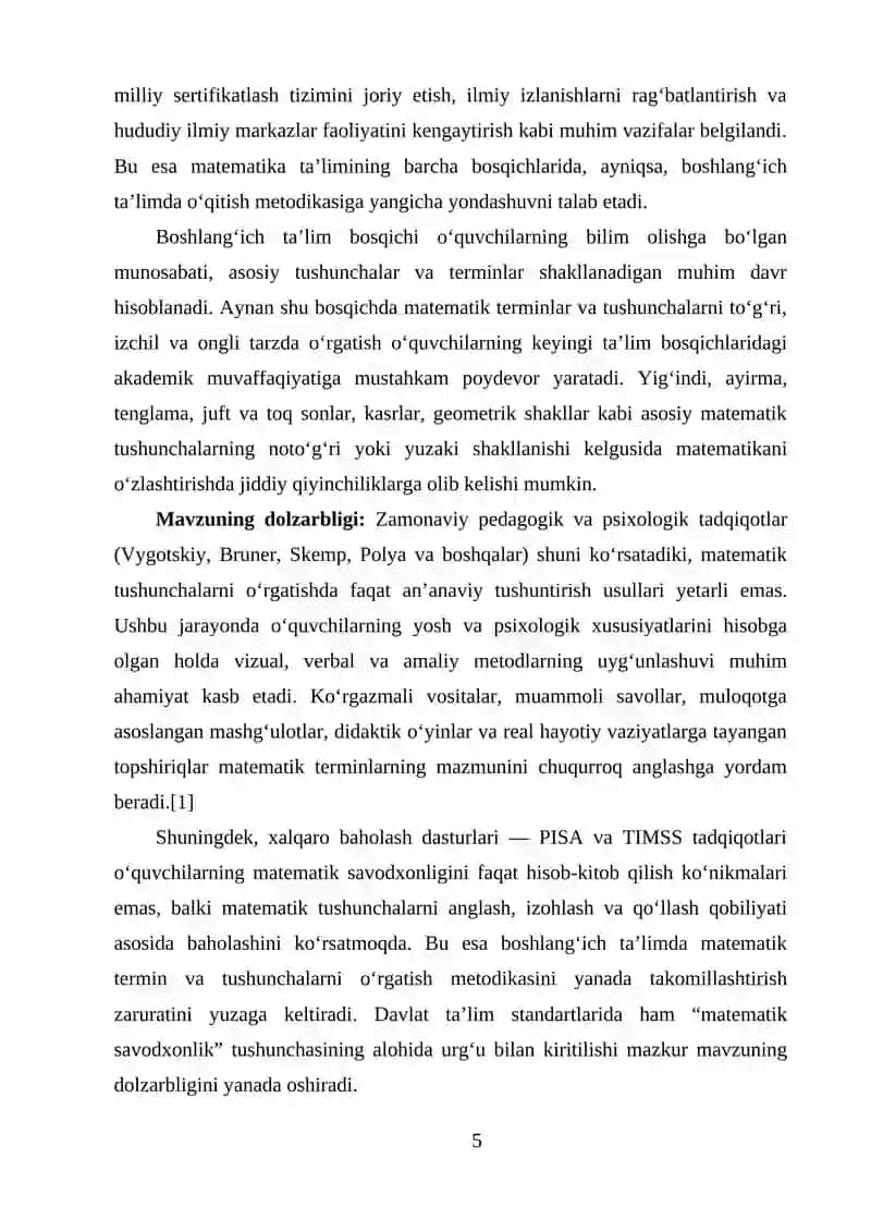 KURS ISHI MAVZUSI 4