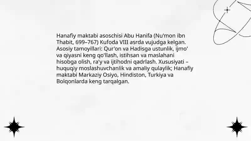 Islom fiqhiy maktablari 4