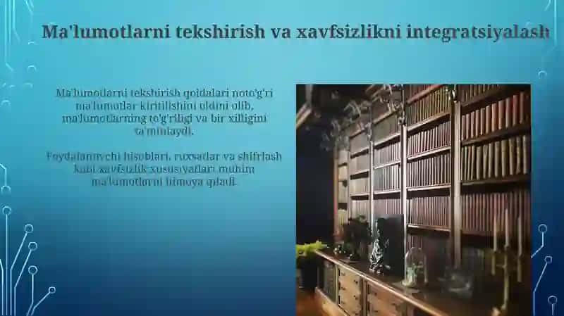 Avtomatlashtirilgan kutubxona-axbotot tizimini yaratish 4