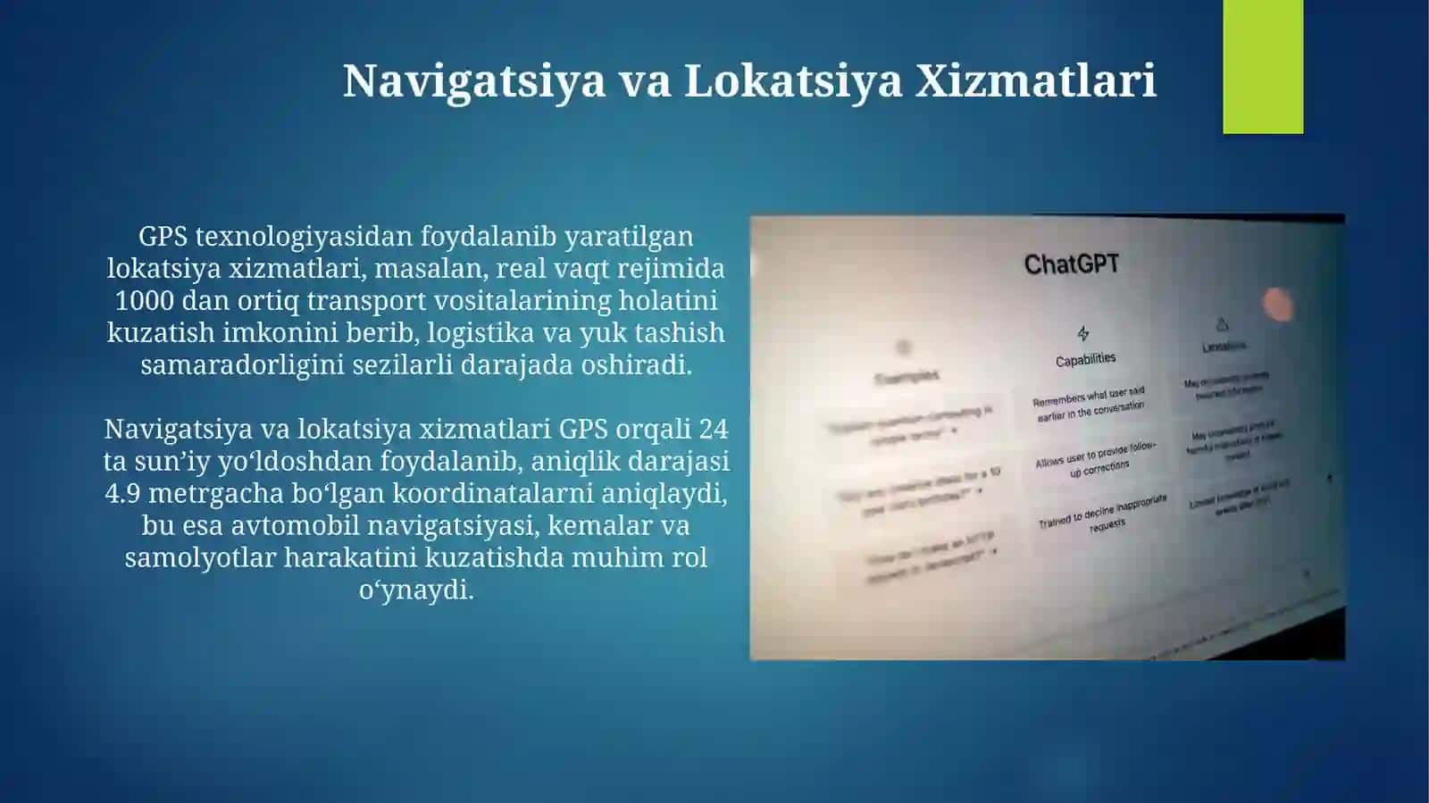 GPS texnologiyasi va uning qoʻllanishi 4