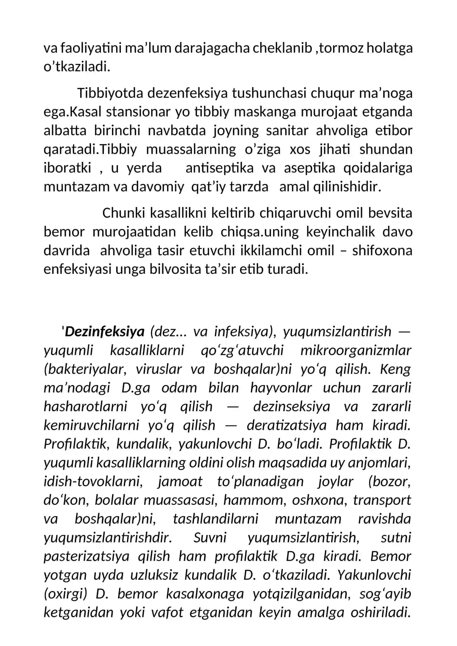 Dezinfeksiya Kurs Ishi 4