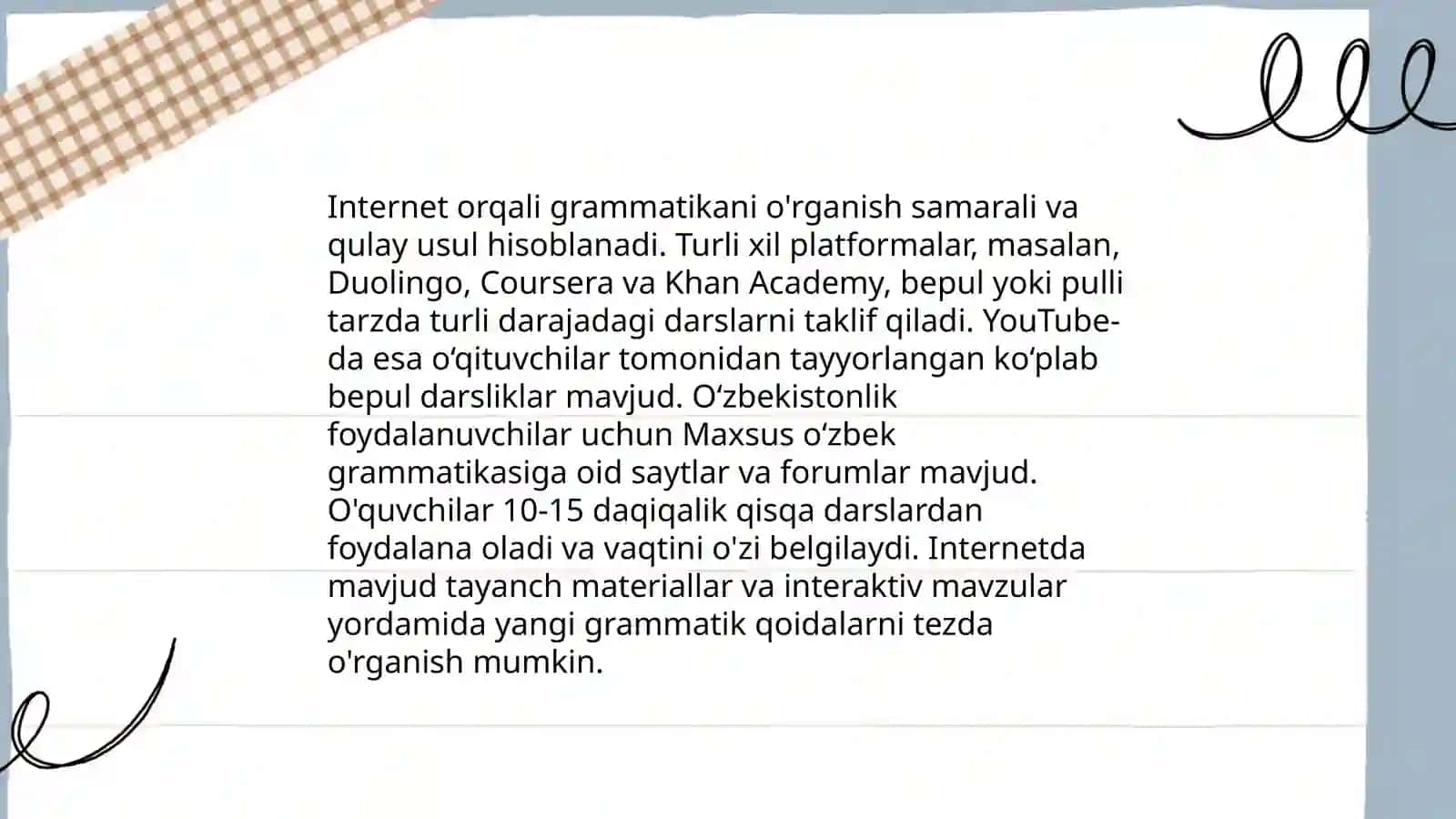 Boshlang'ich sinflarda so'z turkumlarini o'rganish 4