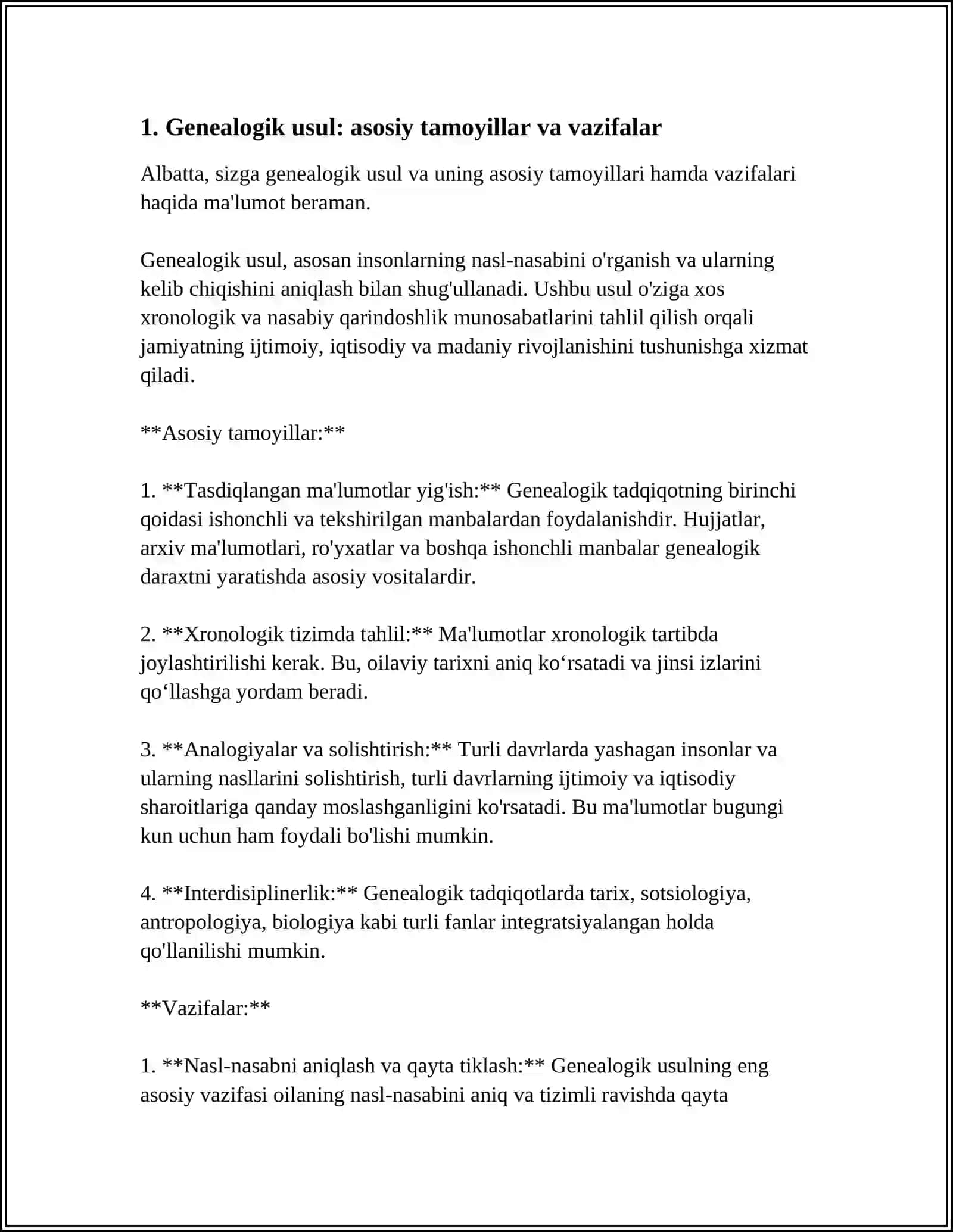 GENETIKASINING O'RGANISH USULLARI 4