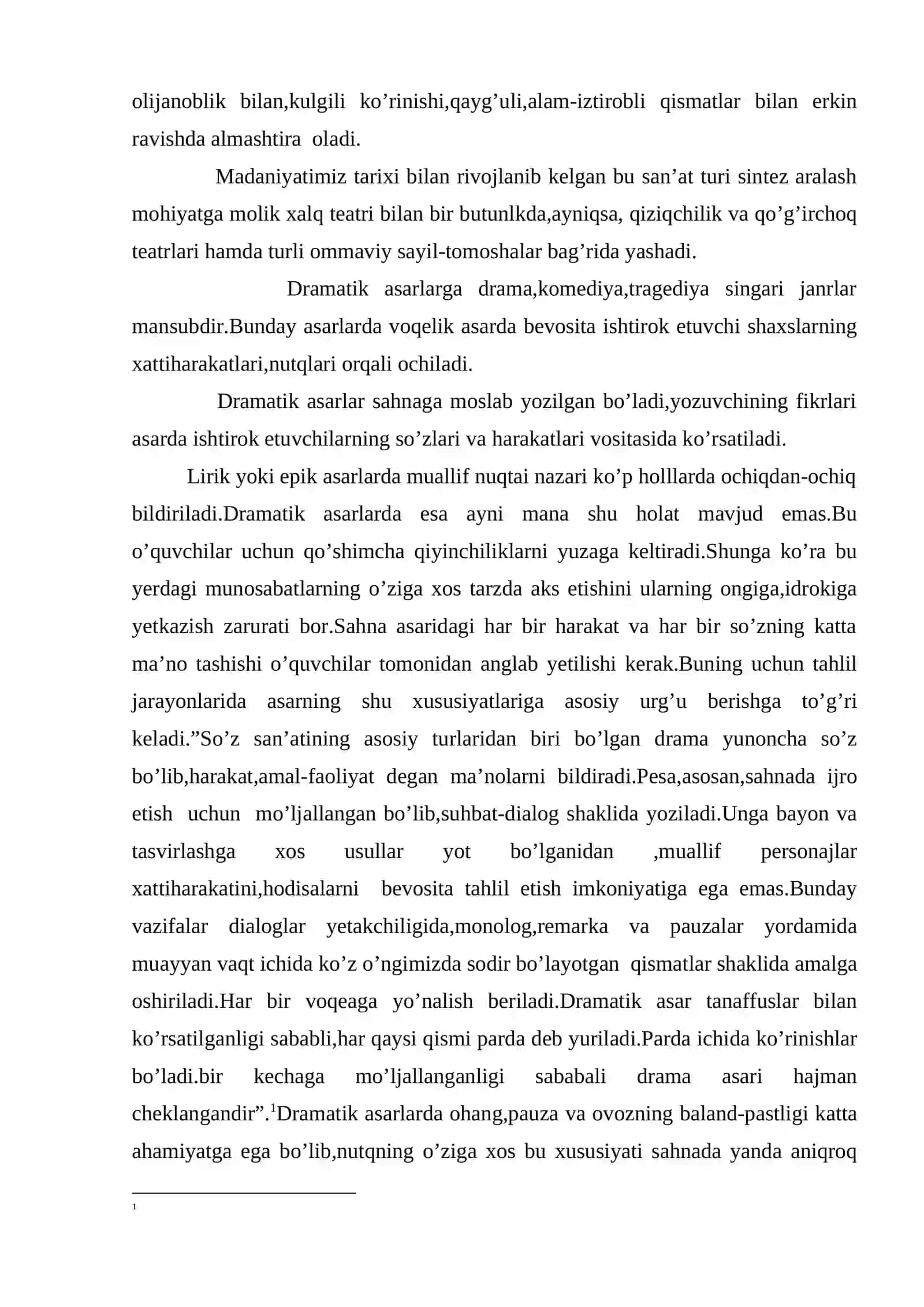 Umumta’lim maktablarida dramatik asarlarni o’rganish. 4