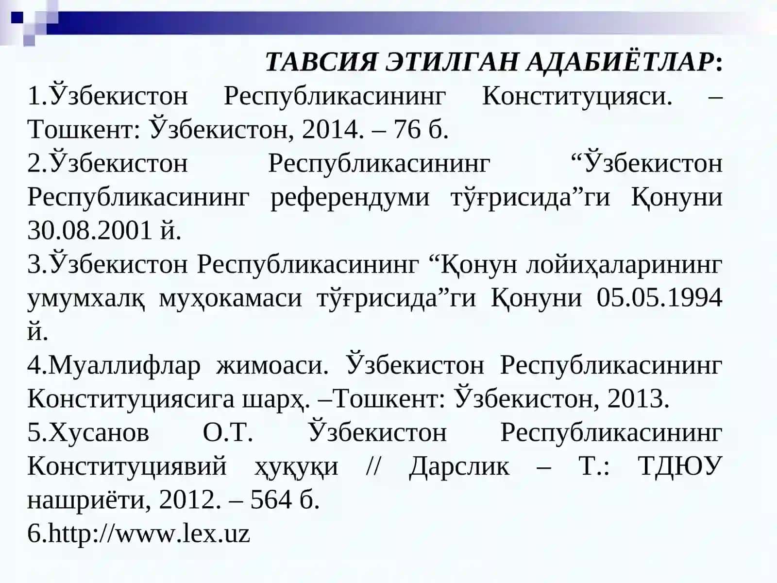 Халқ ҳокимиятчилигининг конституциявий асослари 4