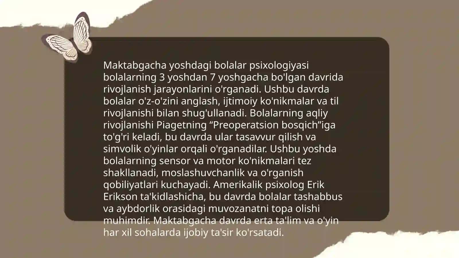Axloqiy tarbiyasi 4