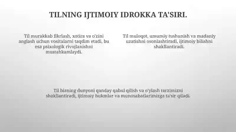 Tilning Ahamiyati 4