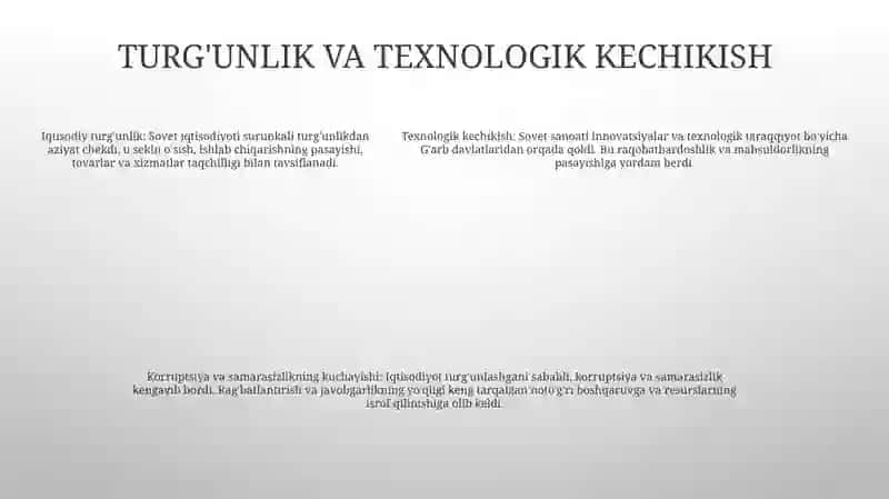 Sovet Davlatining Tanazzulga Yuz Tutish 4
