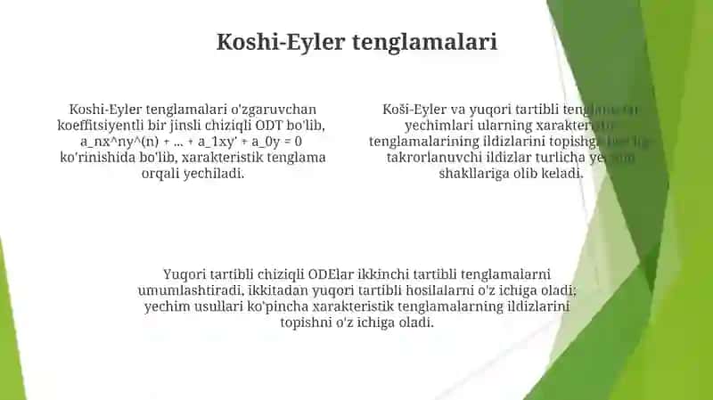 Yuqori tartibli differensiallar 4
