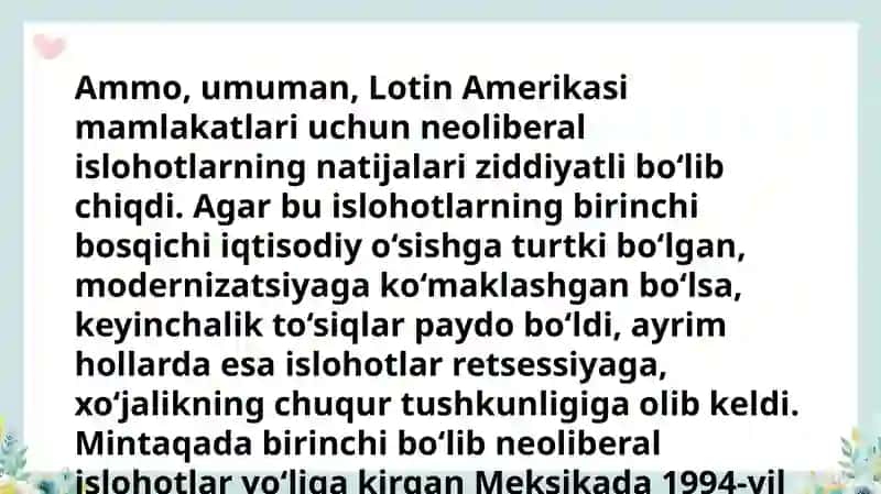 1945-2023 yillarda Lotin Amerikasi mamlakatlari 4