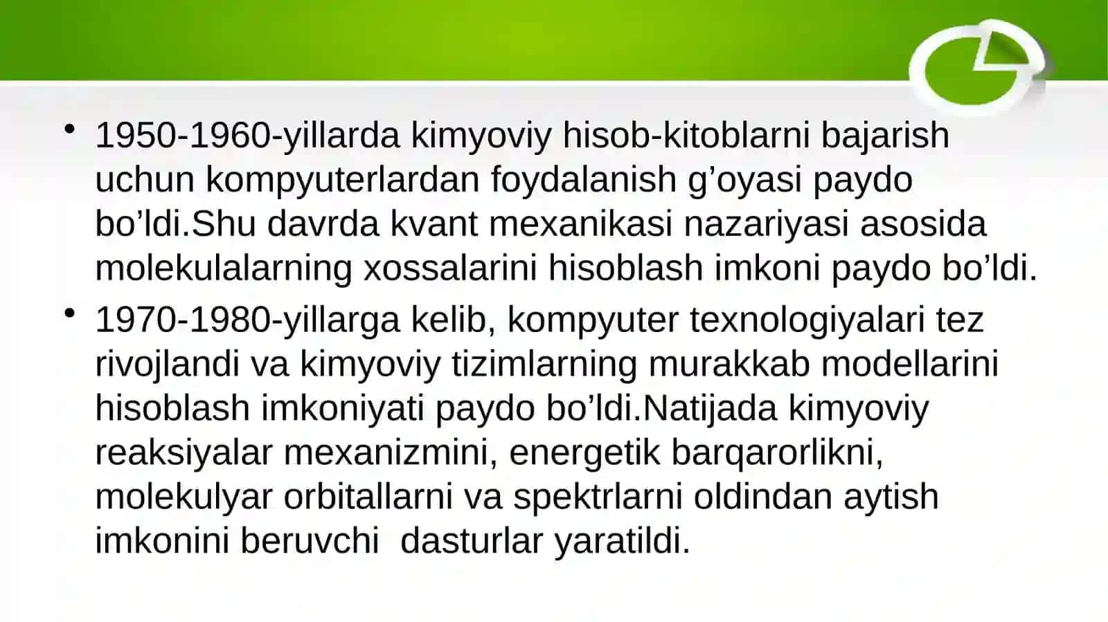 Kompyuter kimyosi 4