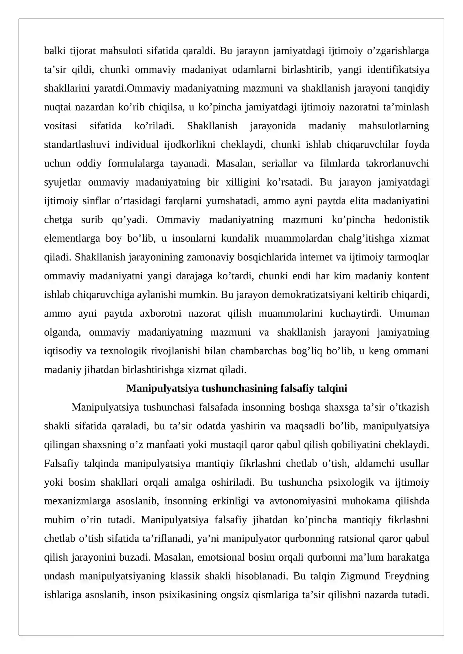 Ommaviy madaniyatda manipulyatsiya usullarining tahlili 4