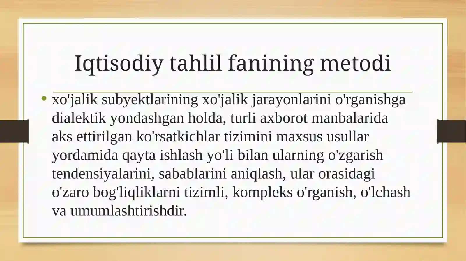 IQTISODIY TAHLILNING METODI VA USULLARI 4